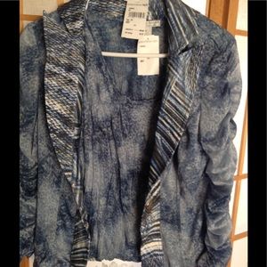 Brand new dress top and jacket